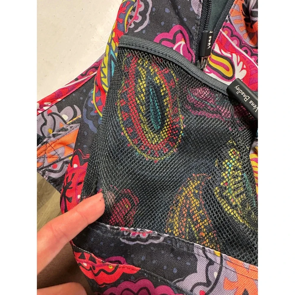 Vera Bradley Sun Valley Paisley Backpack Multi Color Campus School Bag